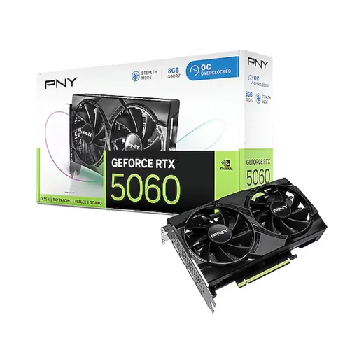 PNY RTX5060 8GB GDDR7 128bit HDMI DP PCIe 5.0 VCG50608DFXPB1 görseli 5