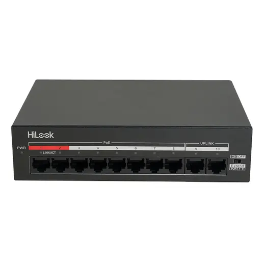 HiLook NS-0110MP-60(O-STD) 8Port 10/100 60W Poe Switch