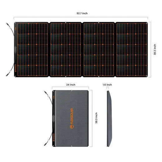FLEXSOLAR F360 TAŞINABİLİR GÜNEŞ PANELİ 360W alternatif görünüm
