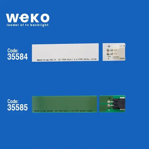 WKSET-5557 35584X2 35585X2 32 ROW REV0.9 2 4 ADET LED BAR alternatif görünüm