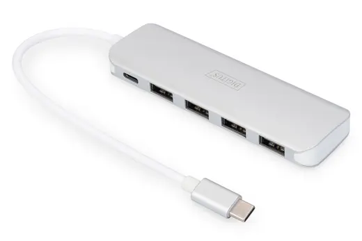 DIGITUS DA-70242-1 4 Port USB 3.0 Hub, 4 x USB 3.0 USB-A Dişi Konnektör (USB çevre ürünü)