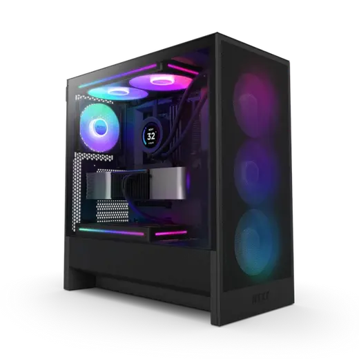 NZXT H5 FLOW 2024 CC-H52FB-R1 ARGB Gaming Mid-Tower PC Kasası görseli 5