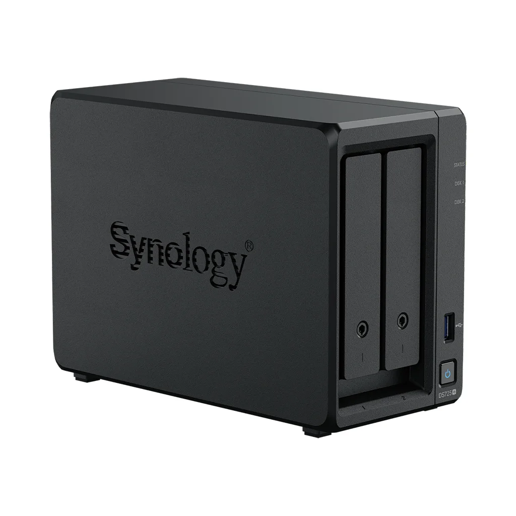 SYNOLOGY 2diskli Ryzen 1600-4GB RAM-2.5GbE Nas Server DS725 PLUS