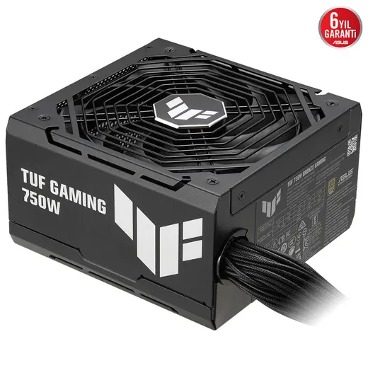 ASUS 750W 80+ BRONZE TUF GAMING-750B-P Power Supply görseli 7