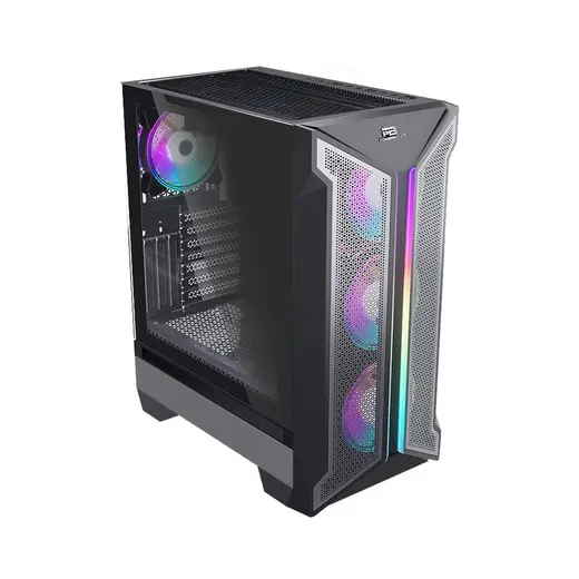 POWERBOOST VK-Z002B 4-ARGB Gaming Mid-Tower PC Kasası görseli 3