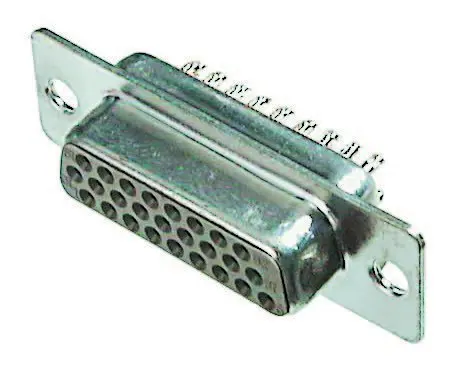 DIGITUS A-HDF 15 LL/Z High-Density D-SUB Konnektör, 15 Pin, Dişi, Solder Cups