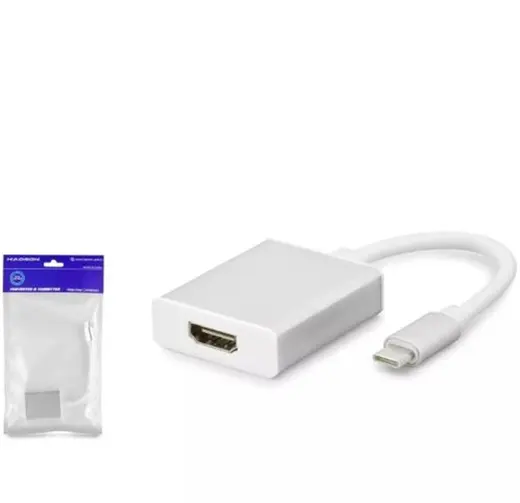 HADRON HDX7760 TYPE-C (M) TO HDMI (F) ADAPTÖR BEYAZ