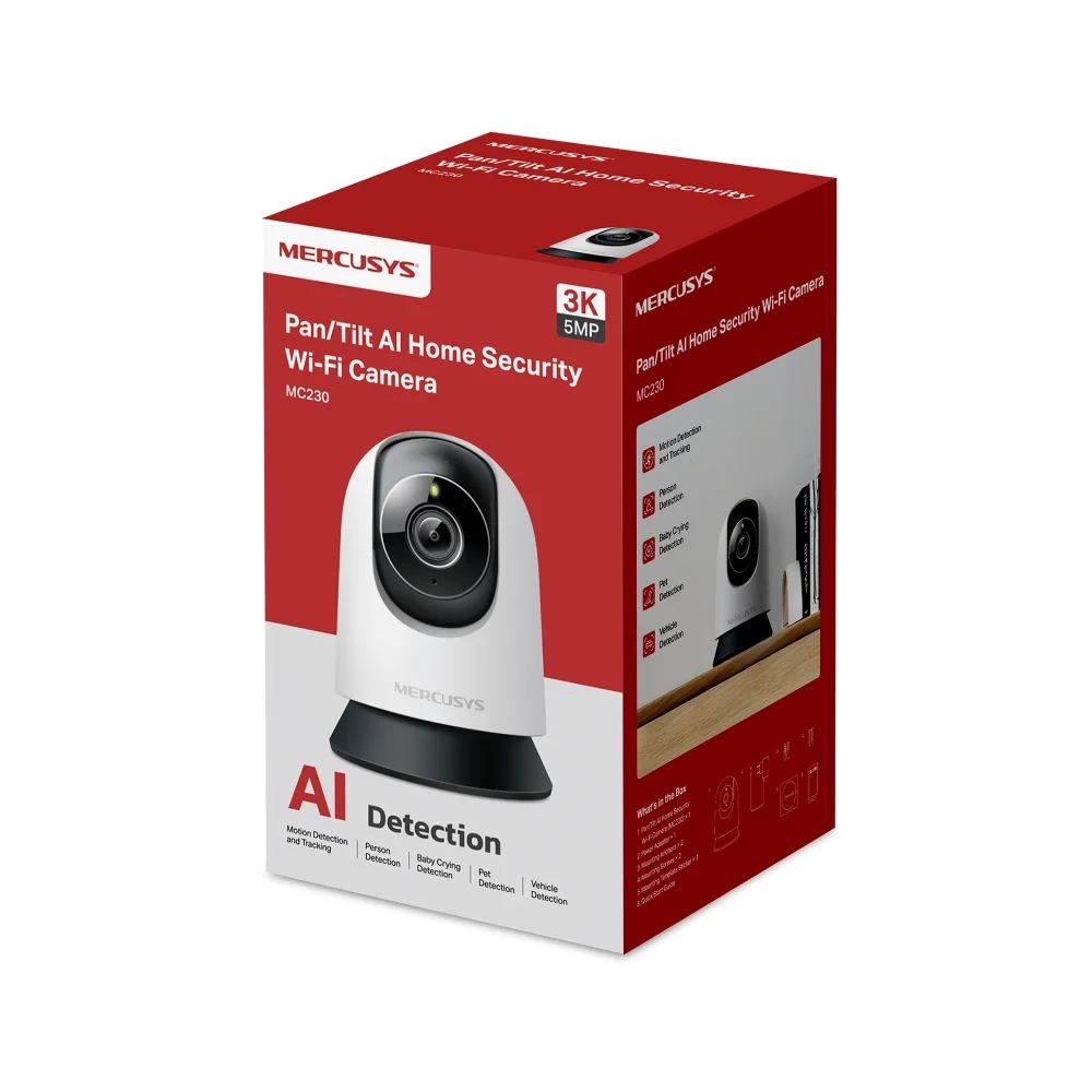 TP-LINK 6MP 4mm Wıfı Kablosuz Pan-Tilt IP Kamera MC230