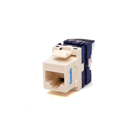 BEEK BN-KJ6-U2 Cat6 UTP 180 Derece Döndürmeli Tip Aletsiz Sonlandırılabilen Legrand Stili Keystone Jack