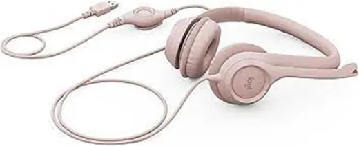 Logitech 981-001281 H390 Pudra Pembe Usb Mikrofonlu Kulaklık alternatif görünüm
