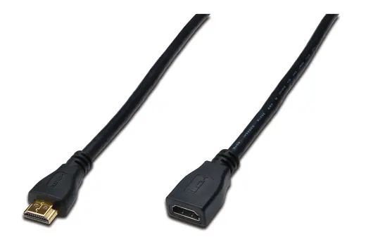 DIGITUS AK-330201-020-S HDMI High Speed wih Ethernet Uzatma Kablosu (HDMI 1.4), 2160p, Ultra HD 4K, HDMI tip A Erkek