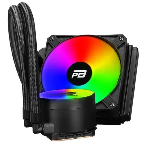 POWERBOOST 120mm NOBLE 120 PB-LCS-YC120 RGB Sıvı Soğutmalı AM5-1851p İşlemci Fanı görseli 4