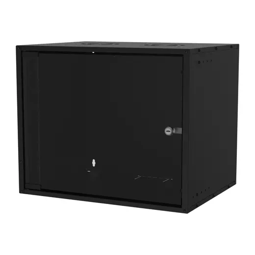 S-link SL-U9 Yeni Nesil 9U Soho Rack Kabin W 530mm D 400mm Siyah görseli 3