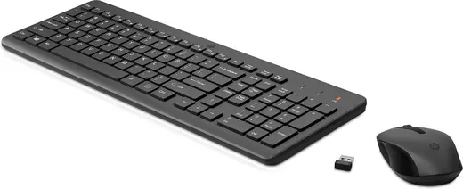 HP 330 Kablosuz Klasik Klavye ve Mouse Seti Siyah - 2V9E6AA görseli 1