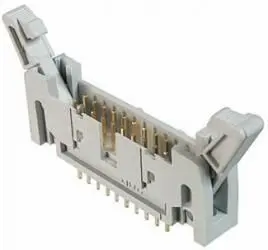 DIGITUS AWH 50G-0202-T PCB Başlığı, Mandalsız, gri, 180°, Sel. Altın, 50 Pin, aralık 2,54 x 2,54 mm