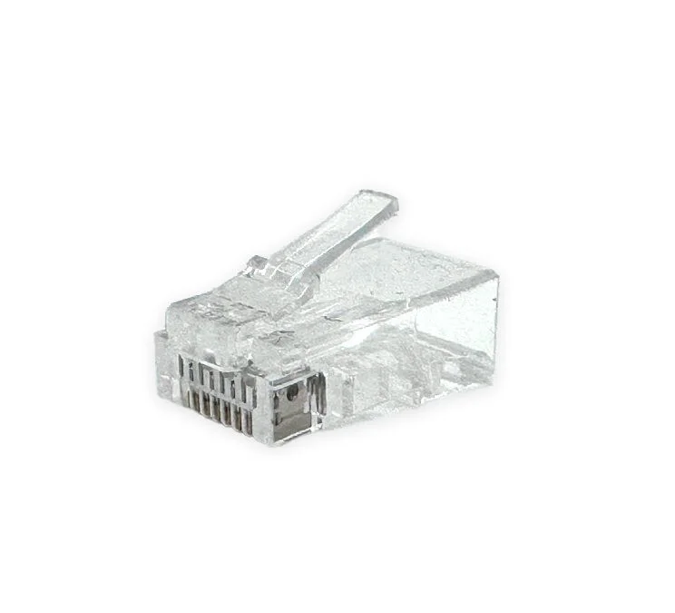 BEEK BC-MP6-FR Modüler Fiş, Category 6 (CAT.6), RJ45, 8P8C, Zırhsız/Unshielded, Yuvarlak Kablo Tipi