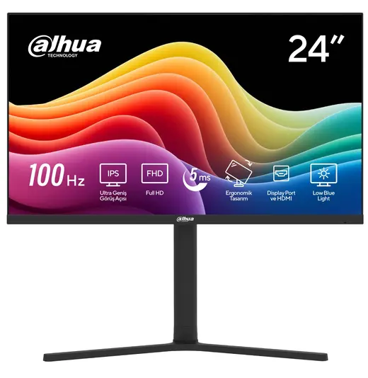 DAHUA 23.8" LM24-B201A 1920x1080 5MS 100Hz IPS DP/HDMI/VGA +VESA +PIVOT