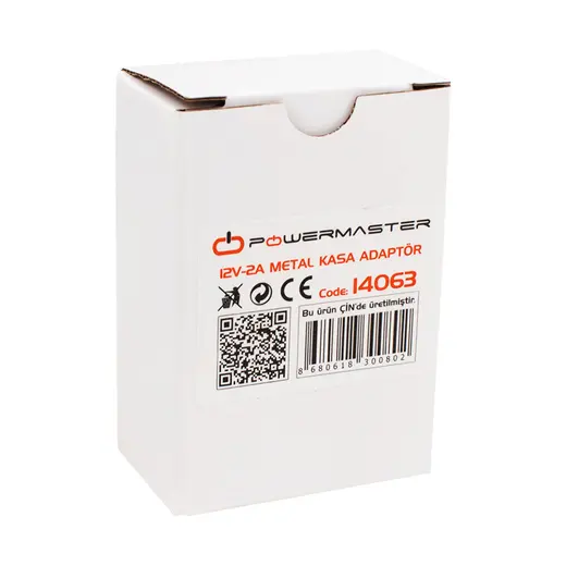 POWERMASTER PM-14063 12 VOLT - 2 AMPER - 24 WATT METAL KASA ADAPTÖR görseli 3