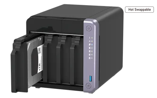 QNAP TS-432X-4G RAM 4 Hdd Yuvalı Tower NAS görseli 2