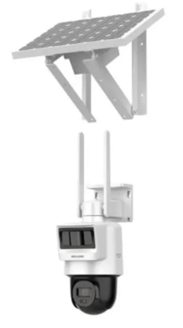 Hilook PTZ-N2C400I-K-4G-C05S10 4 Mp 2.8mm Lens 4G Sim Kartlı Solar Pt İp Kamera