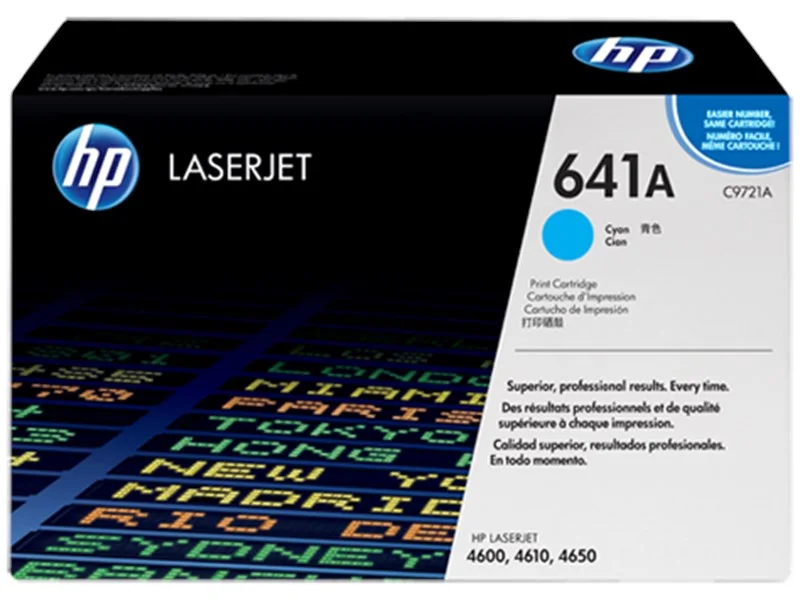 HP C-9721A 641A Orjinal Mavi Toner Color LaserJet 4600 4650