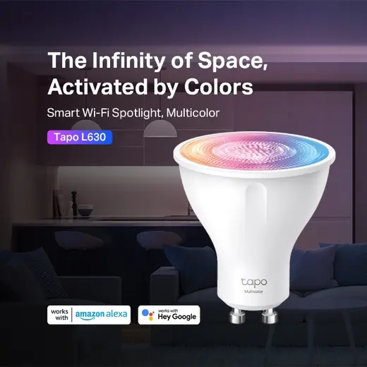 TP-LINK Tapo L630 Akıllı Wi-Fi Spot Lamba görseli 3