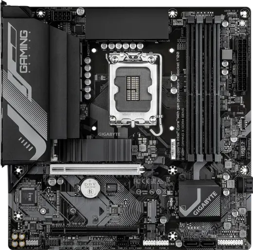 GIGABYTE B760M GAMING X GEN5 DDR4 HDMI-DP PCIE 4.0 1700p mATX görseli 3