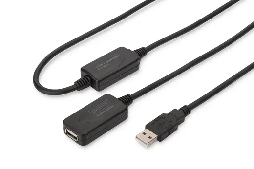 DIGITUS DA-73102 USB 2.0 Repeater / Uzatma Kablosu, USB A erkek / A dişi, 20 metre görseli 4
