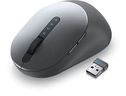 DELL MS5320W Multi-Device 1600 DPI Kablosuz Gri/Siyah Fare (570-ABHI) görseli 5