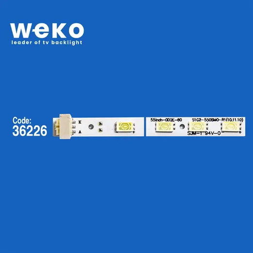 WKSET-6238 36226X4 STS550A26_60LED_REV.3_5630PKG_100830 4 ADET LED BAR (60LED) alternatif görünüm
