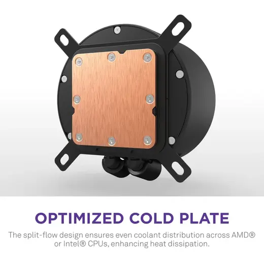 NZXT 360MM LCD KRAKEN ELITE 360 RGB v2 RL-KR36E-B2 AM5-1851p Sıvı Soğutmalı İşlemci Fanı görseli 3