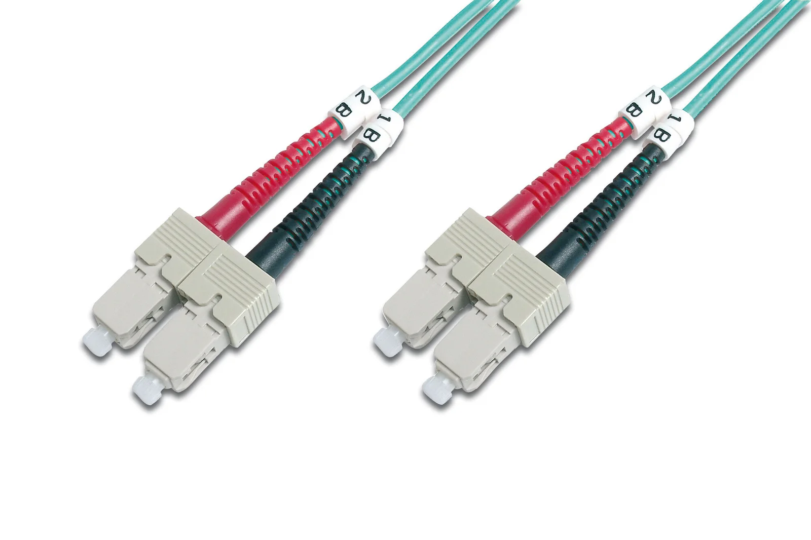 DIGITUS DK-2522-01/3 SC-SC Fiber Optik Patch Kablo, 1 metre, Multimode, Duplex, 50/125, OM3