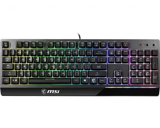 MSI Q TR Vigor GK30 RGB Mekanik Hisli Siyah Oyuncu Klavyesi görseli 2