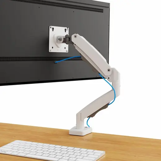 TITANPRO FL01-W 17-32 İnch Amortisörlü Beyaz Monitör Standı görseli 8