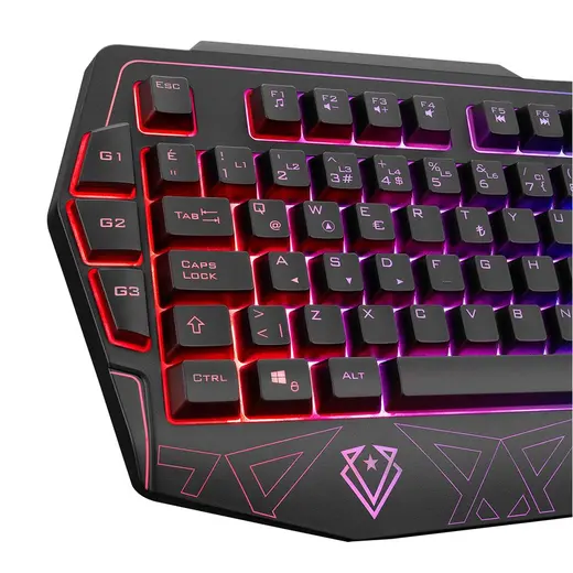 Everest KM-6168 FORMULA COMBO Usb 3 Makro Tuşlu RGB Aydınlatmalı Q Gaming Oyuncu Klavye Mouse Set alternatif görünüm