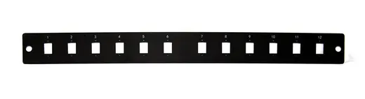 BEEK BN-FP191U-QL-12LCD BN-FP191U-QL Model Fiber Patch Panel Kutusu için 1U 12LC DX Ön Plaka Seti