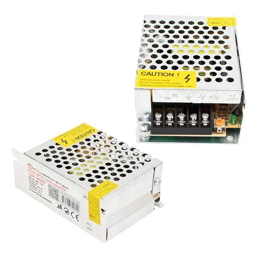 POWERMASTER PM-14063 12 VOLT - 2 AMPER - 24 WATT METAL KASA ADAPTÖR alternatif görünüm