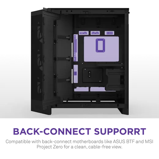 NZXT H9 FLOW CM-H92FB-01 Gaming Mid Tower PC Kasası görseli 2