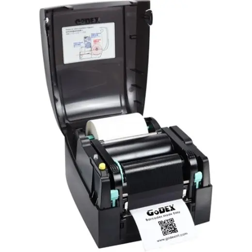 GODEX EZ-1105 PLUS 203DPI TERMAL TRANSFER USB+ETHERNET BARKOD YAZICI (RİBONLU KULLANIM) görseli 2