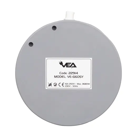 VEA VE-G605Y 5Lİ ANAHTARLI 1.5 METRE GRUP PRİZ alternatif görünüm