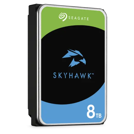 SEAGATE SKYHAWK 8 TB 256MB SATA3 180TB/Y RV 7/24 (ST8000VX010) görseli 3