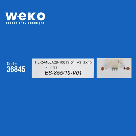 WKSET-6038 36845X3 HL-2A400A28-1001S-01 A3 3*10 3 ADET LED BAR alternatif görünüm