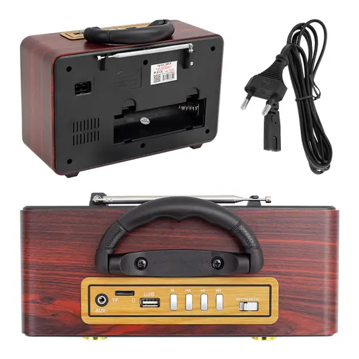 MAGICVOICE MV-114BT USB/SD/FM/BLUETOOTH DESTEKLİ TEK HOP LU NOSTALJİK RADYO alternatif görünüm