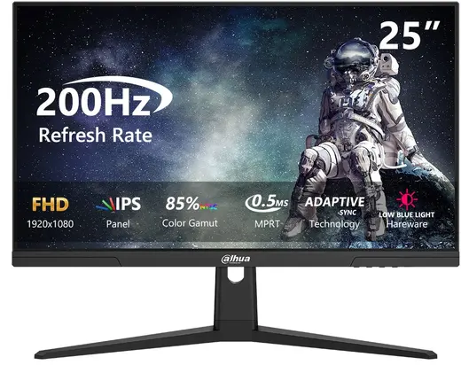 DAHUA 25" LM25-E231BN 1920x1080 0.5MS 200Hz IPS DP/HDMI +VESA