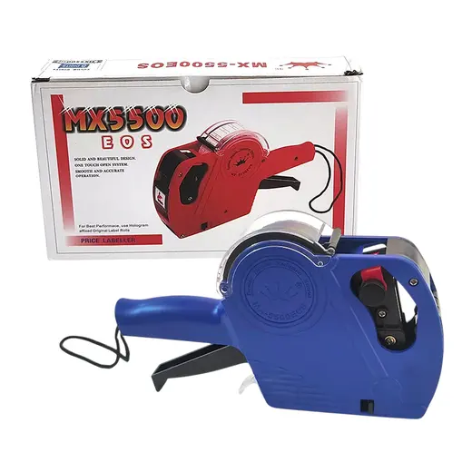 POWERMASTER MX6600 ETİKET MAKİNESİ 8 KARAKTER (TL-USD-$-¥-EXP-HK-RS-€-NO-RP-RM) 230X135X40MM görseli 5
