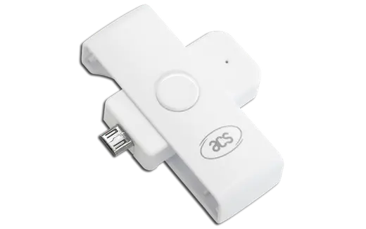 ACS ACR39U-ND Temaslı Akıllı Kart Okuyucu Mikro USB alternatif görünüm