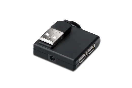 DIGITUS DA-70217 4 Port USB 2.0 Hub, plastik