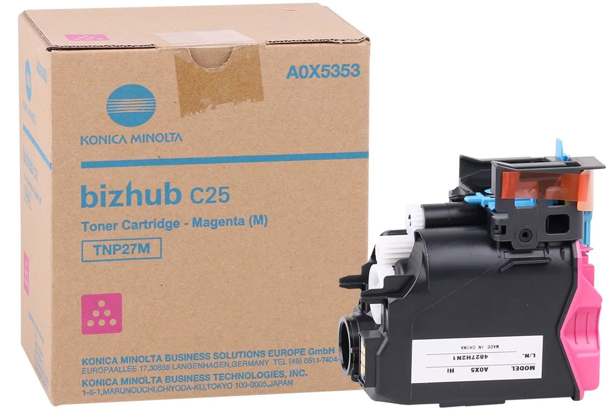 Minolta TNP-27 Orjinal Kırmızı Toner Bizhub C-25 A0X5353