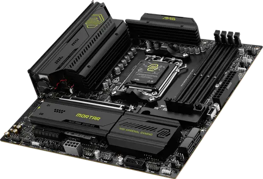 MSI MAG B850M MORTAR WIFI7 DDR5 HDMI-DP PCIE 5.0 AM5 mATX görseli 2