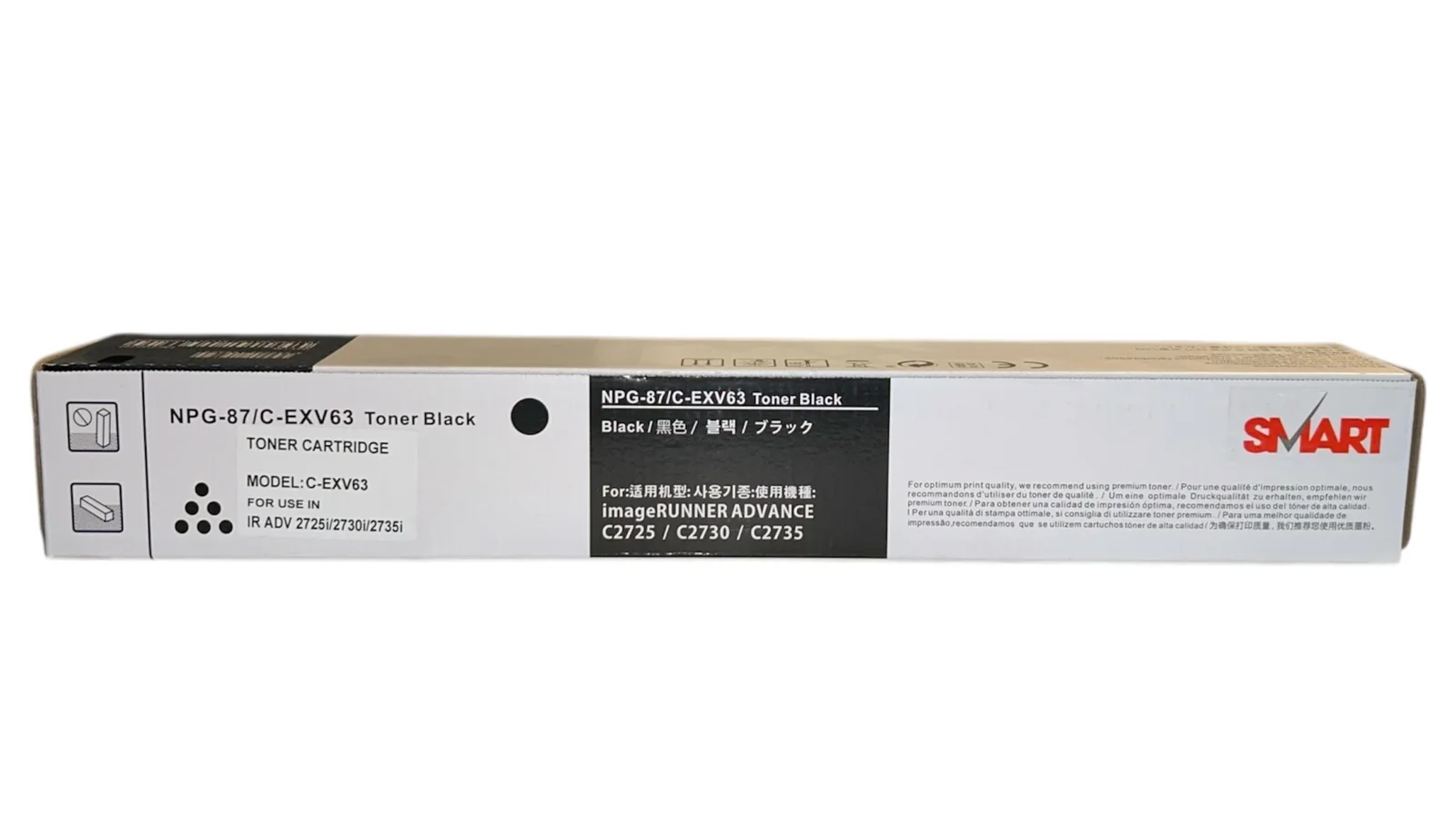 Canon EXV-63 Smart Toner imageRUNNER 2745i 2730i 2725i 30k.